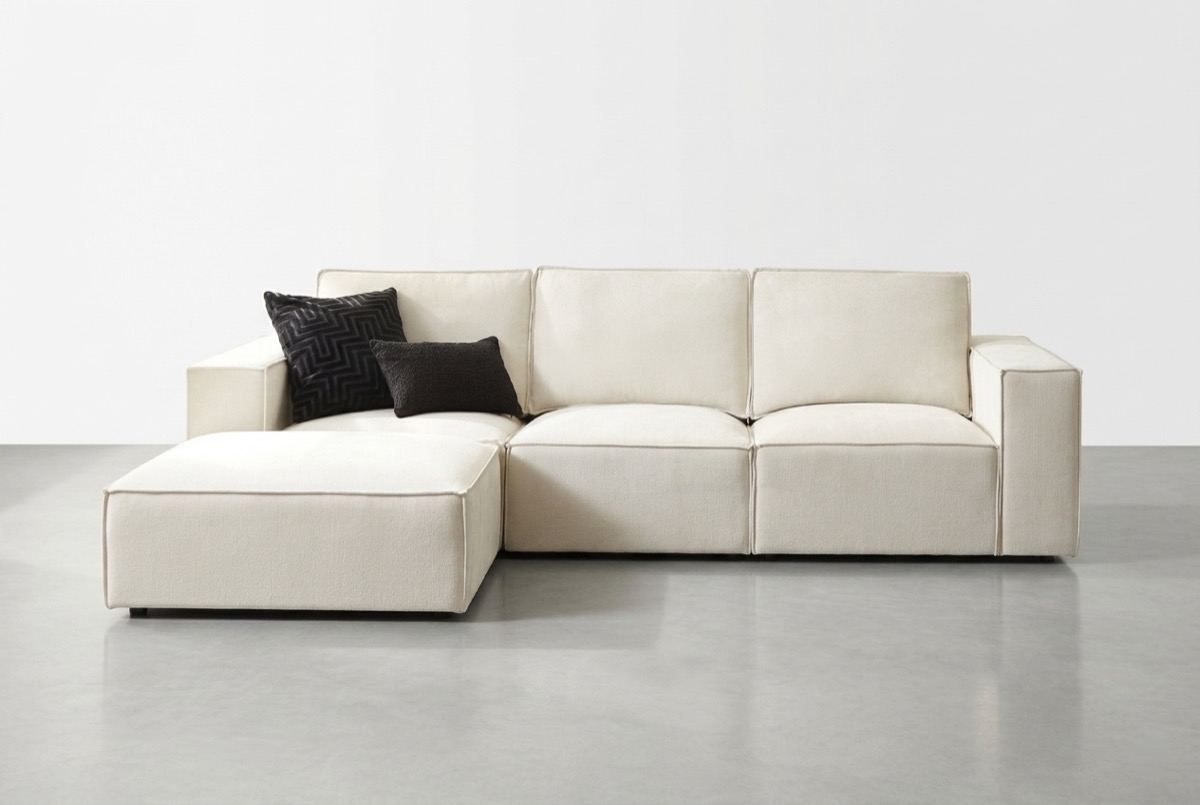 Borius Sofa by Barki Sofa Hub — cream, with chaise