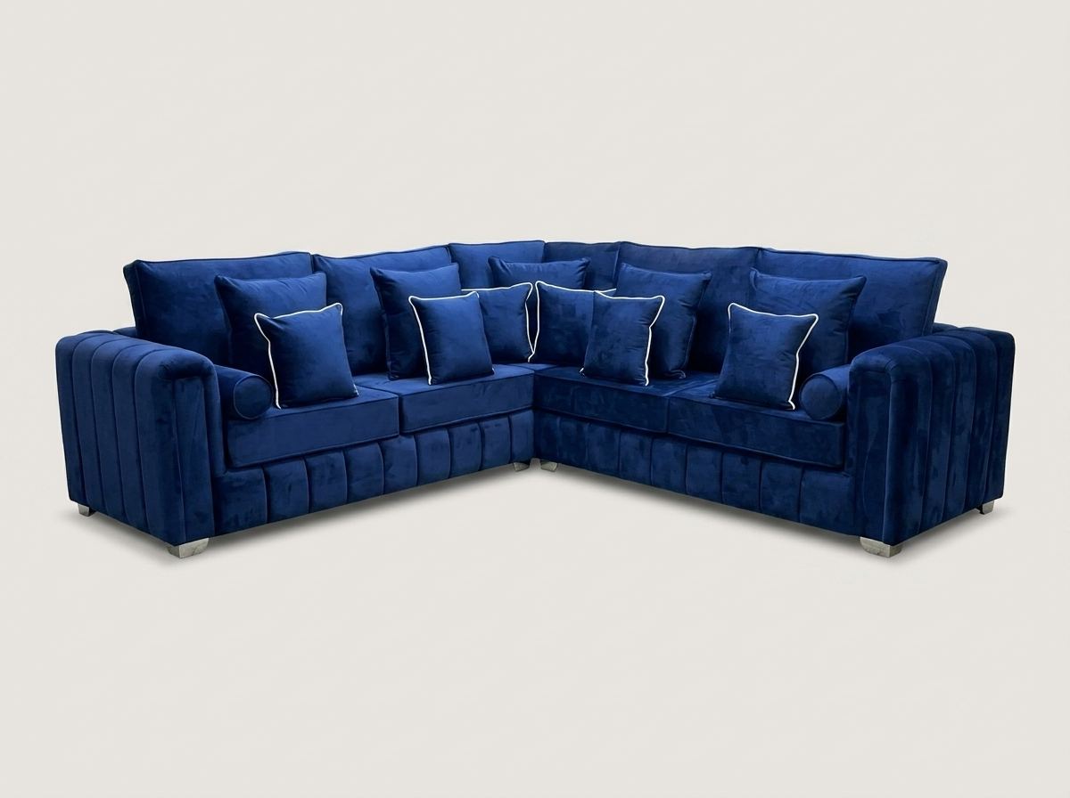 Lilly Alaska Sofa by Barki Sofa Hub — navy corner
