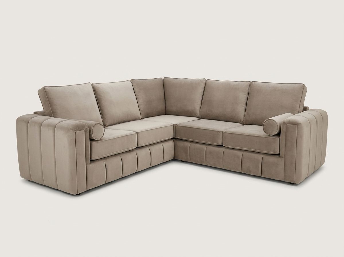 Lilly Alaska Sofa by Barki Sofa Hub — mink corner