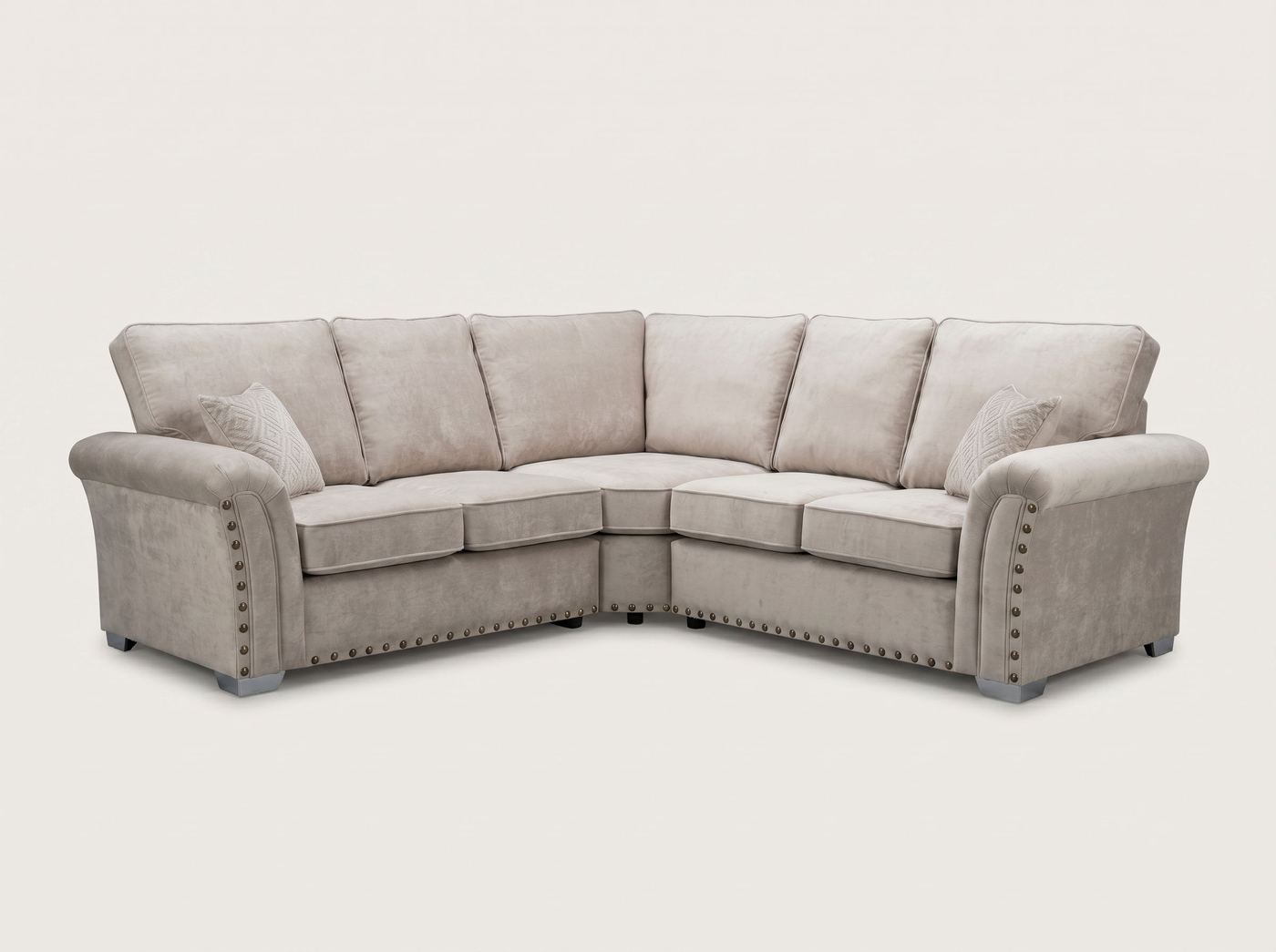 Harrison Corner Sofa by Barki Sofa Hub — cream