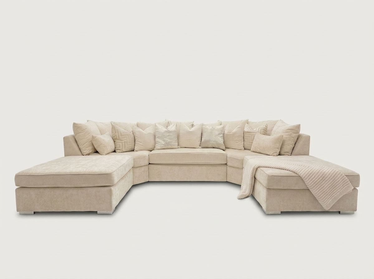 U-Shape Sofa by Barki Sofa Hub — cream